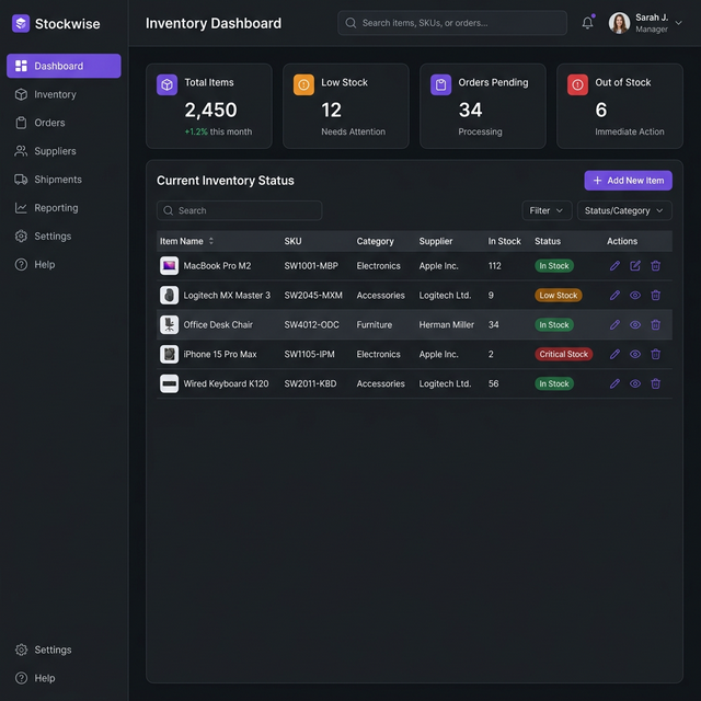 Smart Inventory Management